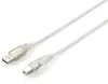Cable USB Equip, tipo A a tipo B, acero inoxidable, Vista previa de la imagen del producto 1