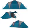 Tente familiale NILS Camp NC6031 Bleu clair/gris clair Voir les images du produit 2