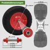 Schubkarrenrad pannensicher Vollgummi 4.80/4.00-8 Produktbild-Vorschau 3