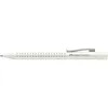 A white mechanical pencil with a silver clip and branding. Produktbild-Vorschau