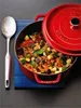 Staub Cocotte oval Kirschrot 24cm Gusseisen Bräter Produktbild-Vorschau 2