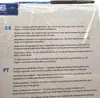 The image shows the side of a product box with text in German and Portuguese. Produktbild-Vorschau