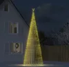 vidaXL LED vianočný stromček 1544 LED teplá biela 500 cm Náhľad obrázku produktu 2