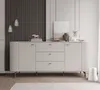 Dvoukřídlá komoda SENTO III 190 cm se zásuvkami a rýhovaným Náhled obrázku produktu 2
