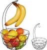 Vilde Metallkorb für Obst und Gemüse mit Haken für Bananen Produktbild-Vorschau 1