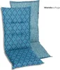 Two chair cushions are shown, one with a geometric pattern and the other with a textured pattern. Produktbild-Vorschau