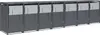 Westmann Tonus 7 Metallt Mülltonnenbox 7x240 L Anthracite Voir les images du produit 1