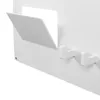 wandgarderobe Leatherline Mail45 cm Stahl weiß Produktbild-Vorschau 3