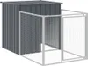 vidaXL Hundehütte mit Auslauf Anthrazit 110x1017x110 cm Produktbild-Vorschau 6