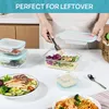 8er Glas Frischhaltedosen mit Deckel,Meal Prep Produktbild-Vorschau 10