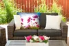 MuchoWow® Outdoor Kissen - Blumen - Rosa - Cosmea - 60x40 Produktbild-Vorschau 5