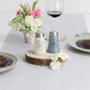 COM-FOUR Szejkery do przypraw szklane 4 szt. styl country Podgląd zdjęcia produktu 3