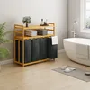 AdelDream Wäschekorb Wäschesortierer mit Regalen 4 Fächer 2 Produktbild-Vorschau 9