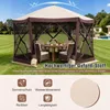 COSTWAY Pop up Pavillon für 6-8 Personen, Faltpavillon mit Produktbild-Vorschau 4