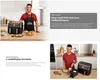 A man is in a kitchen with a Ninja Foodi MAX dual zone air fryer. Produktbild-Vorschau
