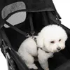 Hundebuggy Klappbar Katzenbuggy mit Federung Leicht Blau Produktbild-Vorschau 5