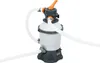 A pool filter pump system with hoses attached. Produktbild-Vorschau
