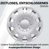 Radkappen 14 Zoll  silber - Radzierblenden 4er-Set von Produktbild-Vorschau 5