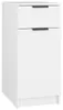 vidaXL Armoire de bureau blanc 33,5x50x75 cm Bois composite Voir les images du produit 1