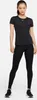 Nike W Nk One Df Ss Slim Top Black/White L Produktbild-Vorschau 10