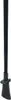 A black Nordic walking pole with a flared base. Produktbild-Vorschau