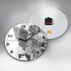 Wallfluent Wanduhr – Stilles Quarzuhrwerk - Uhr Dekoration Produktbild-Vorschau 4