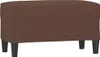 vidaXL Lavice hnědá 70x35x41 cm Imitace kůže Náhled obrázku produktu 1