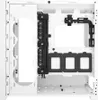 Interior view of a white computer case. Produktbild-Vorschau