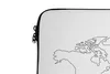 MuchoWow® Laptop Hülle 13 Zoll Weltkarte - Einfach - Produktbild-Vorschau 3