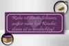 Holzschild Spruch 27x10cm Ruhe ist schön außer man Kinder Produktbild-Vorschau 3