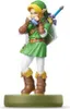 A figurine of Link from The Legend of Zelda playing an ocarina, standing on a base. Produktbild-Vorschau