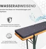 TexDeko Bierbankauflage 220x25x4cm mit Reißverschluss Produktbild-Vorschau 4
