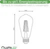 3X Lumiled Led St64 Filament 4W E27 440Lm 2000K Amber Podgląd zdjęcia produktu 7