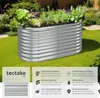 A raised garden bed filled with plants, set in a garden. Produktbild-Vorschau