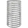 vidaXL Pflanzkübel Verzinkter Stahl 40x40x68 cm Silber Produktbild-Vorschau 1