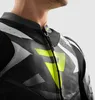 Rebelhorn Inferno Motorrad Lederjacke, schwarz/weiß/gelb, Produktbild-Vorschau 8