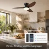 Ventilateur de Plafond 100cm avec Éclairage et Télécommande Voir les images du produit 10