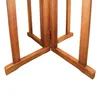 Gartentisch aus Eukalyptus Holz klappbar 120 x 70 cm - oval Produktbild-Vorschau 4