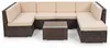 Mucola Lounge Set Polyrattan Gartenmöbel Rattanmöbel Produktbild-Vorschau 14