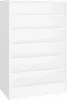 vidaXL Schuhschrank Weiß 60x35x92 cm Holzwerkstoff Produktbild-Vorschau 1