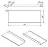 SOTECH Wandregal HOVER-IV 350 x 130 x 30 mm weiß Produktbild-Vorschau 7