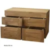 Teako Design Badmöbel Set Sunne 120 cm Teakholz mit Schrank Produktbild-Vorschau 8