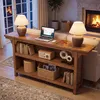 Tribesigns : Console étroite de 160 cm en bois massif avec Voir les images du produit 15
