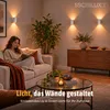 SSC-LUXon TUANI 2er Set Wandlampe Innen weiß gold - moderne Produktbild-Vorschau 3