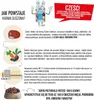 Marketing material explaining how dry dog food is made, with illustrations of ingredients and the drying process. Produktbild-Vorschau