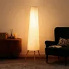 HOMCOM LED Stehlampe Wohnzimmer Dimmbar Holz mit Dreibein Produktbild-Vorschau 8