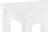 Close-up of a white wooden table corner. Anteprima dell’immagine prodotto