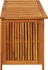 A side view of a wooden storage box. Produktbild-Vorschau