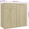 vidaXL Příborník Sonoma Dub 160x36x75 cm odvozený výrobek Náhled obrázku produktu 7