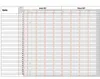 Urlaubsplaner Maxi 98,5x60cm für 30 Mitarbeiter im Produktbild-Vorschau 2